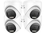 Telecamera Di Sicurezza, Risoluzione 4K, Capacità Di Visione Notturna, Telecamera 4PCS