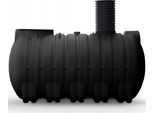 Approvato 3000L Septic Tank Sotterraneo Con Overflow 50CM