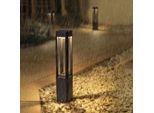 Piantana Da Giardino 60 Cm Led 10W Nero Sabbiato Quadrato Nutri Italux