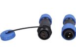 Connettore A Spina Per L'aviazione IP68 Impermeabile Senza Saldature Maschio Femmina A Coppia 2 Pin 250V 20A LP16