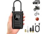 Pompa Ad Aria Elettrica, 10000 Mah 150 Psi 4 X Veloce, Manometro Digitale Per Pneumatici, Luce Led, Modalità Batteria Compressore Bicicletta, Auto, Moto, Buggy