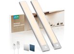 Cabinet Illuminazione Lampada Led Sensore Di Movimento - 21 Cm 1500 Mah 4000 K Luce Sotto L'unità Cucina Ricaricabile Usb Magnetico E Dimmerabile Scala |