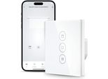 Heuxgir Interruttore Intelligente Per Tapparelle, Controllo Da Alexa/Google Home/Smart Life Compatibile, Interruttore Timer Led Controllabile A Voce, Richiede Zero -Leite