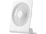Jisulife Piccolo Ventilatore Da Tavolo, Mini Portatile Ricaricabile Usb 160° Pieghevole 4500 Mah, Estremamente Silenzioso, Ventilatore A 4 Velocità - Ufficio, Casa, Campeggio, Noi