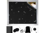 Spokki Tenda A Rullo Oscurante, Finestra 100 X 145 Cm, Senza Foratura, Portatile Tetto Bifold Film Finestra, Oscurante, Protezione Dal Calore, Freddo