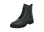 SchnüRstiefelette Remonte "Remonte Stiefelette Glattleder", Damen, Gr. 41, DunkelgrüN, Glattleder, Schuhe SchnüRstiefelette