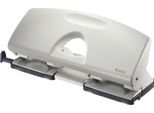 Leitz 5012-00-85 5012 Punzonatura A Doppio Foro - 25 Fogli, Con Barra Di Arresto, Grigio