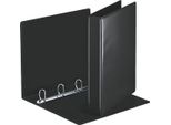 Esselte 49717 Raccoglitore Ad Anelli Di Presentazione, Con Tasche, A4, Pp, 4 Anelli, 30 Mm, Nero