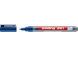 Edding 4-361003 361 Marcatore Per Lavagne - Ricaricabile, 1 Mm, Blu