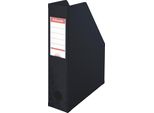Esselte 56007 Cartella Per Riviste, A4, Cartone Con Saldature In Pvc, Nero
