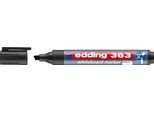 Edding 4-363001 363 Marcatore Per Lavagne - Ricaricabile, 1 - 5 Mm, Nero