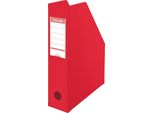 Esselte 56003 Cartella Per Riviste, A4, Cartone Con Saldature In Pvc, Rosso