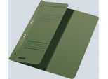 Leitz 3741-00-55 3741 Raccoglitore A Occhielli, 1/2 Copertina Anteriore, A4, Pinzatura Ufficiale, Cartone Manila, Verde