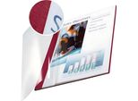 Cartella Per Rilegatura Leitz Impressbind, A4, 7 Mm, Bordeaux, Morbida