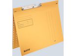 Leitz 2014-00-15 Cucitrice A Sella Combinata - Pinzatura Commerciale, Cartone Manila (Rc), Giallo