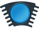 Faber-Castell 125053 Penna Ricaricabile Connector, Blu Ciano