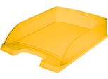 Leitz 5227-00-10 5227 Vaschetta Per Lettere Standard Plus - A4, Polistirolo, Giallo Gelo