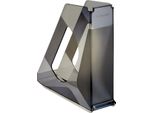 Portariviste A4 Esselte Europost, Plastica, Dorso 7,2 Cm, Fumo Trasparente