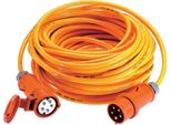 As-Schwabe Prolunga Cee 25M 400V 32A 5G4 Invertitore Di Fase Arancione IP44