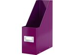 Cartella Per Riviste Leitz Click & Store Wow, A4, Cartone Rigido, Viola