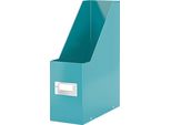 Cartella Per Riviste Leitz Click & Store Wow, A4, Cartone Rigido, Blu Ghiaccio