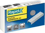Rapid 5000559 Graffette Omnipress 30 Zincate, 1000 Pezzi