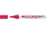 Edding 4-8750002 8750 Pennarello Industriale - 2-4 Mm, Rosso