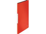 Leitz 4564-10-20 Cartella Solida, A4, Pp, Con 20 Tasche, Rosso Chiaro(T)