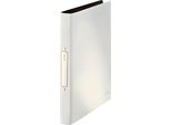 Leitz 4566-10-01 4566 Ringbuch Solid - A4, Pp, 2 Ringe, 25 Mm, Weiß
