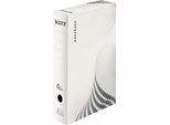 Leitz 6131-00-00 6131 Scatola Archivio Easyboxx - A4, 80 Mm, Cartone Ondulato (Rc), Bianco