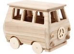 Creativ Company Mini Bus In Legno, 17X10X13 Cm