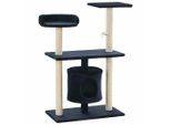 Vidaxl Tiragraffi Per Gatti In Sisal 95 Cm Blu Scuro