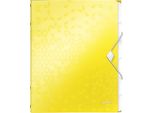 Leitz 4633-00-16 Organizzatore Leitz Wow, A4, Pp, 6 Scomparti, Giallo-Metallizzato