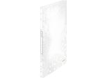 Leitz 4631-00-01 Cartella Leitz Wow, A4, Pp Con 20 Tasche, Bianco-Metallico