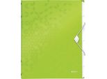 Leitz 4633-00-54 Organizzatore Leitz Wow, A4, Pp, 6 Scomparti, Verde-Metallizzato