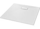 Vidaxl Piatto Doccia Smc Bianco 80×80 Cm