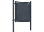 Cancello Da Giardino In Acciaio 100 X 75 Cm Antracite