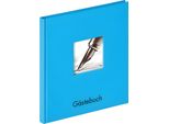 Libro Degli Ospiti Walther Fun Ocean Blue 23X25 Cm 72 Pagine Bianche