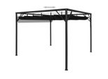 Padiglione Da Giardino Con Tetto Estensibile 3×3 M Antracite