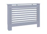 Vidaxl Rivestimento Per Radiatori Antracite 112X19X81,5 Cm Mdf