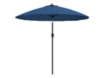 Vidaxl Ombrellone Con Palo In Alluminio 270 Cm Azzurro