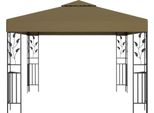Padiglione 3X3 M Taupe 180 G/M²