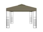 Tenda Da Giardino 3X3 M Taupe 180 G/M²