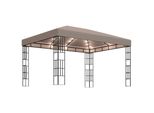 Padiglione Con Luci Led 4X3 M Taupe
