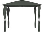 Vidaxl Padiglione Con Copripalo 3X3X2,6 M Antracite 160 G/M²