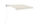 Vidaxl Tenda Da Sole Automatica A Bracci Ripiegabili 300X250 Cm Crema