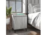 Comodini Con Gambe In Metallo Grey Sonoma 40X30X50 Cm
