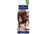 Faber-Castell 164523 FABER-CASTELL Aquarellmarker Goldfaber, 6Er Etui Portrait