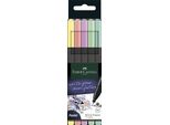 Faber-Castell 151602 FABER-CASTELL Fineliner Grip Finepen Pastello, Astuccio Da 5