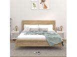 Vidaxl Comodini 2 Pz. Bianco Lucido 40X35X50 Cm